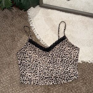 cheetah print tank top